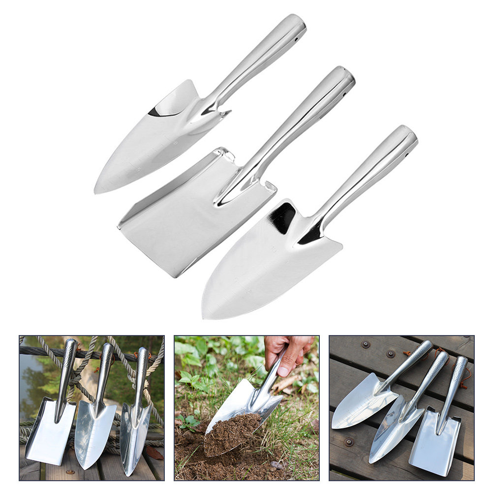 Gardening Tools For Seniors - 1 Set Gartenwerkzeug-Set aus Edelstahl, ergonomische