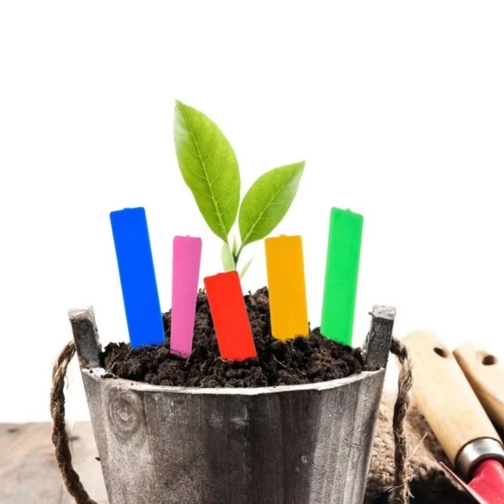 Gardening Tools Labeled - 100 Stück Pflanzenetiketten aus Kunststoff, Größe