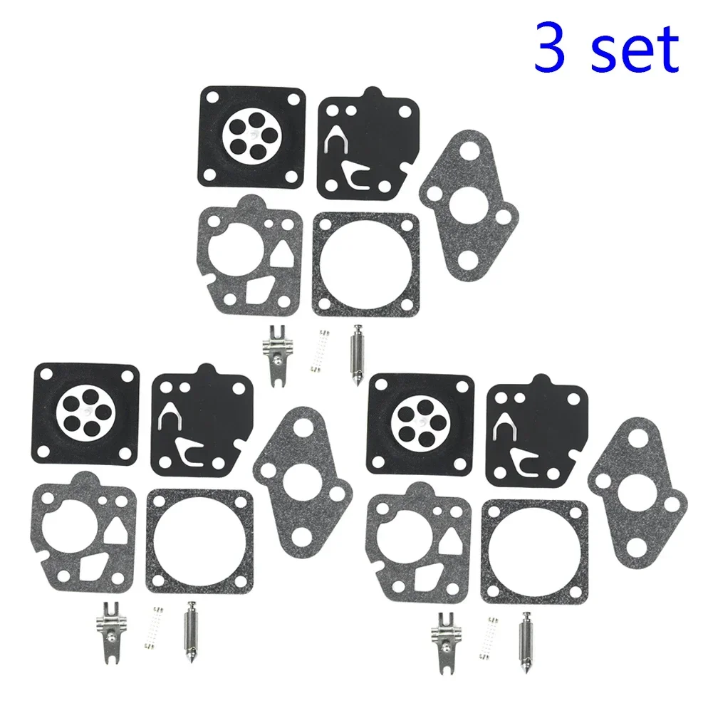 Gardening Tools Repair - 3er-Set Vergaser-Reparatursatz für Kawasaki TD24 TD25