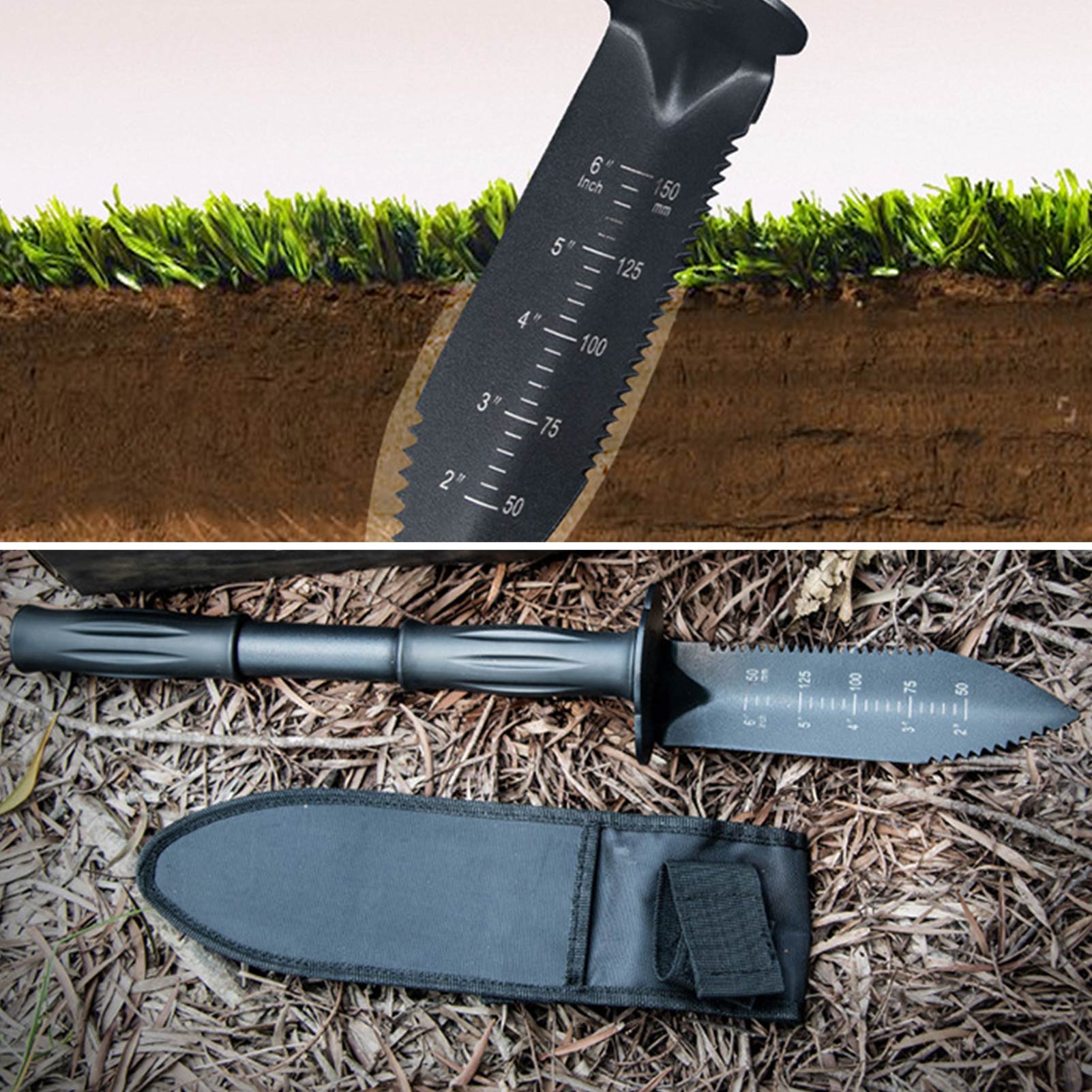 Harvest Knife Garden - Metall detektor Grab werkzeug gezackten Kanten