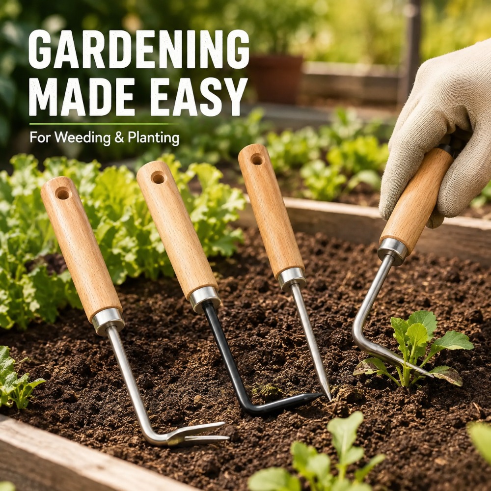 Gardening Hand Tools Yard - Wurzelzieher Unkrautjätewerkzeug Multifunktions-Gartenhandschaufel zum Lösen des