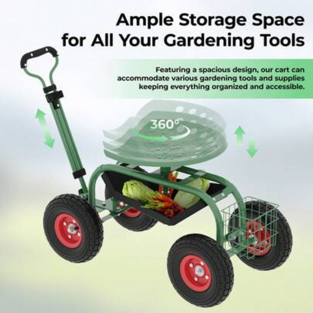 Robuster Rollgartenwagen mit S – Gardening Tools For Seniors Bewertung und Preis