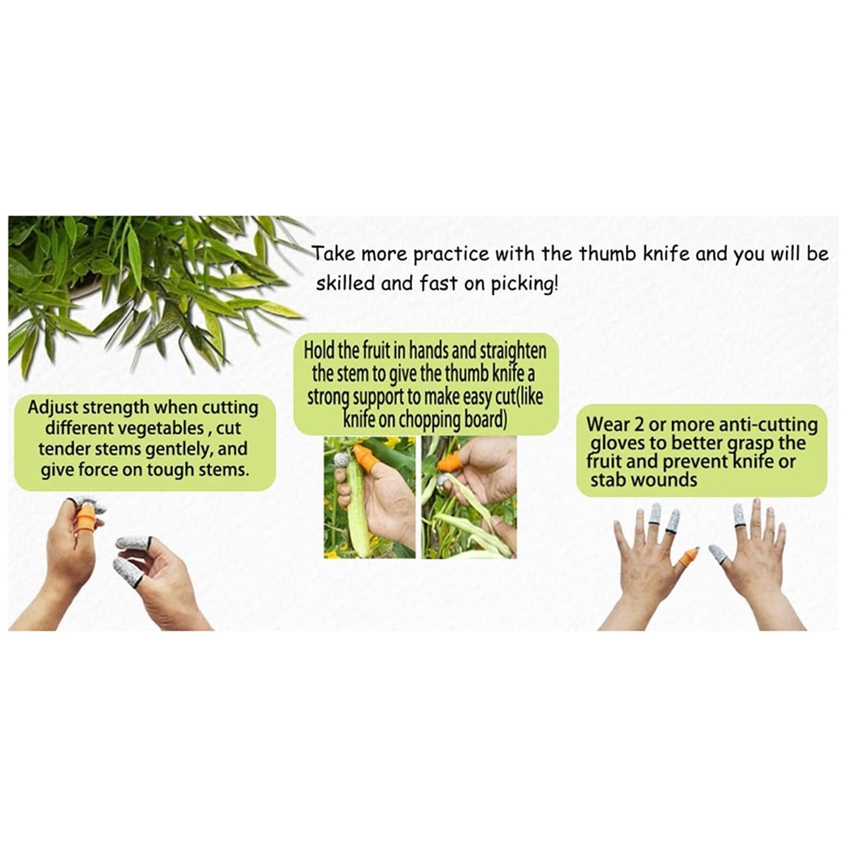 [HLES] Garten-Silikon-Daumenme – Harvest Knife Garden Bewertung und Preis
