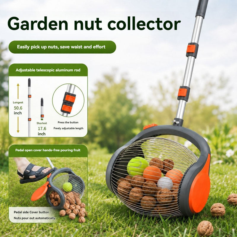 50,6 Zoll leichter Nuss-Sammle – Gardening Hand Tools Yard Bewertung und Preis