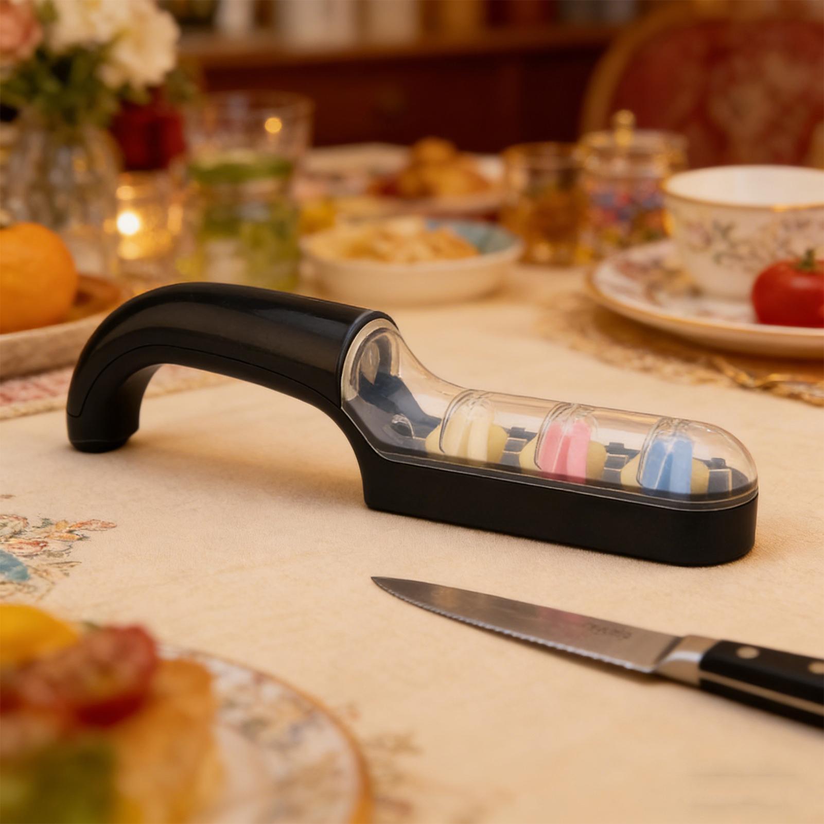 Messerschärfer mit 3 Stufen, R – Gardening Tools For Seniors Bewertung und Preis