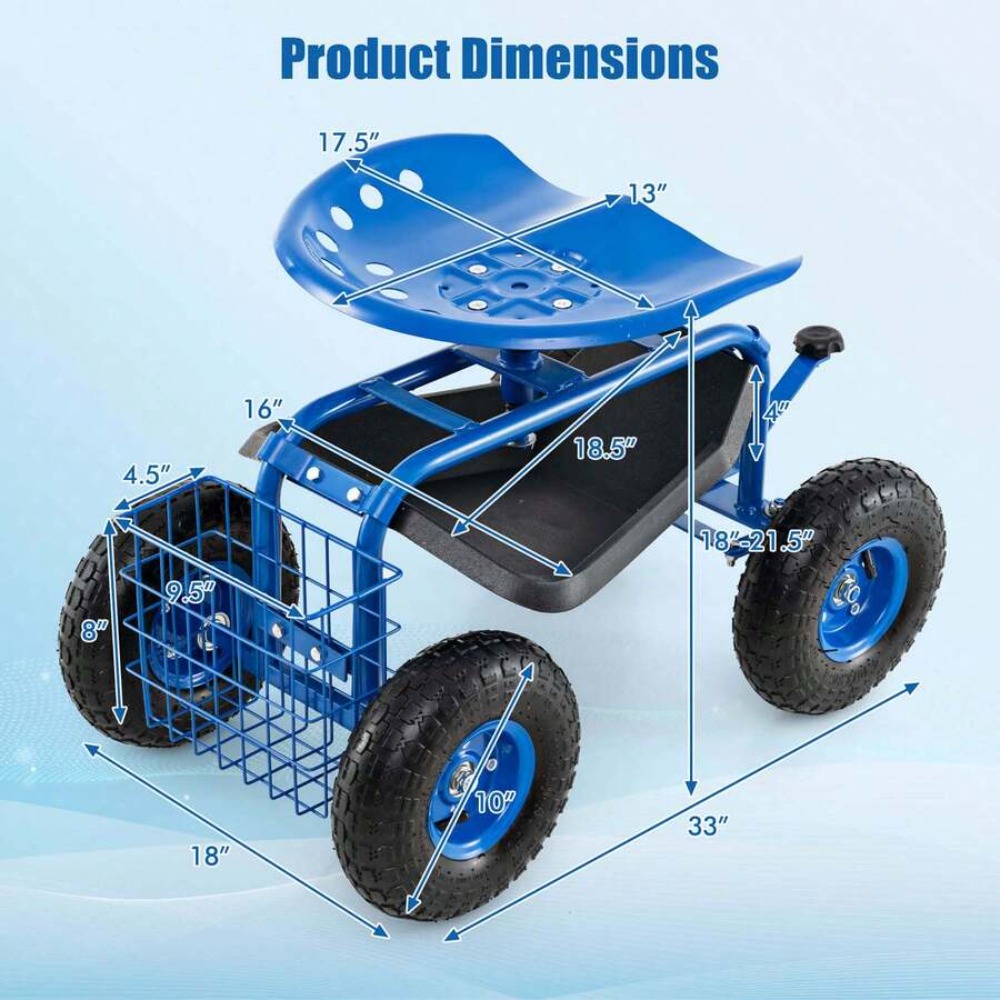 Gartenwagen mit Rollfunktion,  – Gardening Tools For Seniors Bewertung und Preis