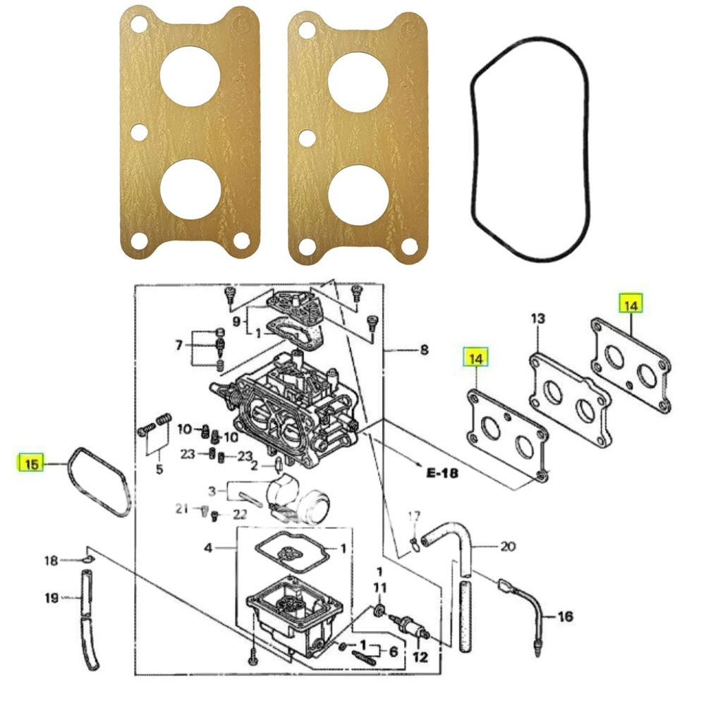 FÜR HONDA GXV530 GCV530 Motor  – Gardening Tools Repair Bewertung und Preis